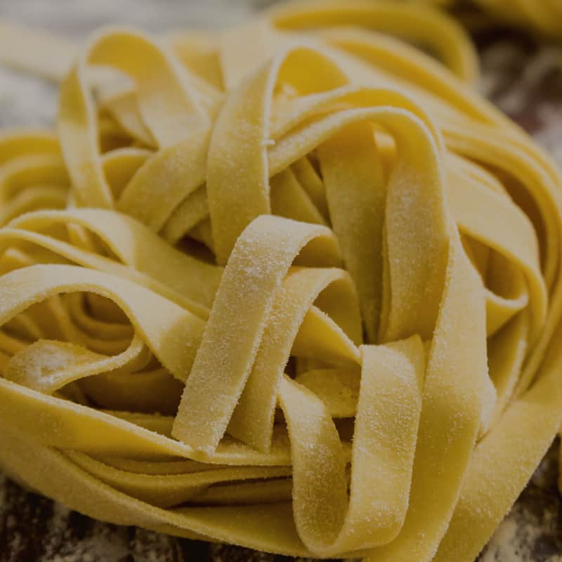 Bellata Gold fresh pasta linguine rolls made with Duralina durum semolina