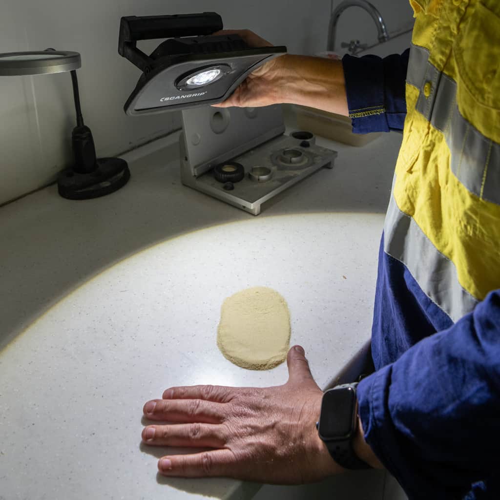 Batch testing Bellata Gold Duralina durum semolina at the mill