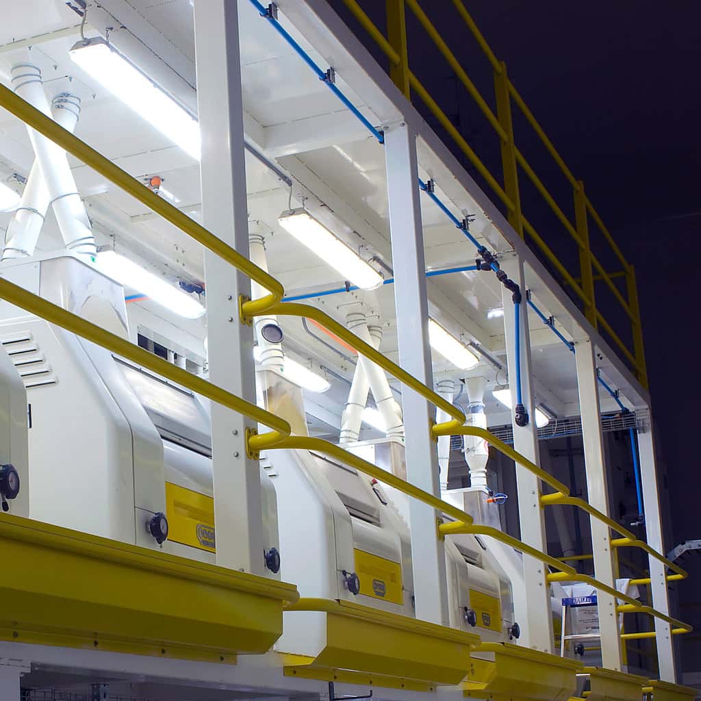 The Bellata Gold Tamworth mill at night