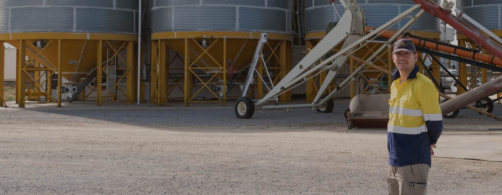 Bellata Gold silos at the mill