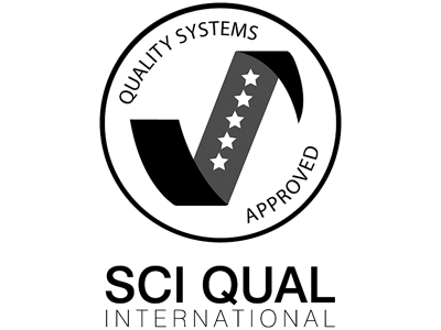 SCI QUAL INTERNATIONAL Quality Systems Approved logo